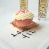 Pink Champagne Cupcakes with Chambord Filling